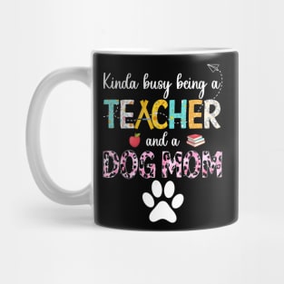 Leopard kinda being a teacher and dog mom Mug